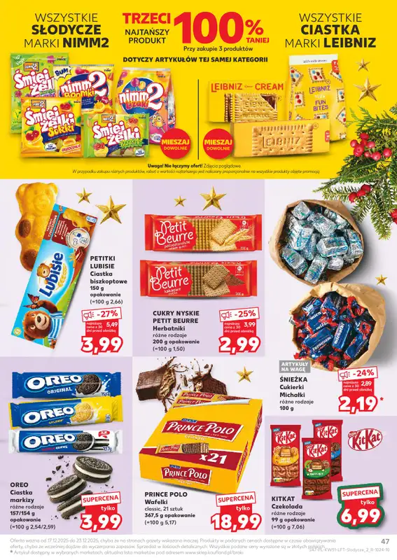 Kaufland - gazetka promocyjna Oferta Kaufland od środy 17.12 do wtorku 23.12 - strona 47