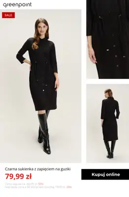 Greenpoint - gazetka promocyjna SALE: Sukienki do 100 zł od poniedziałku 15.12  - strona 3
