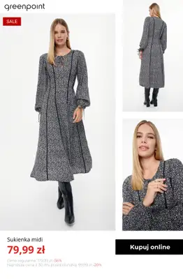 Greenpoint - gazetka promocyjna SALE: Sukienki do 100 zł od poniedziałku 15.12  - strona 12