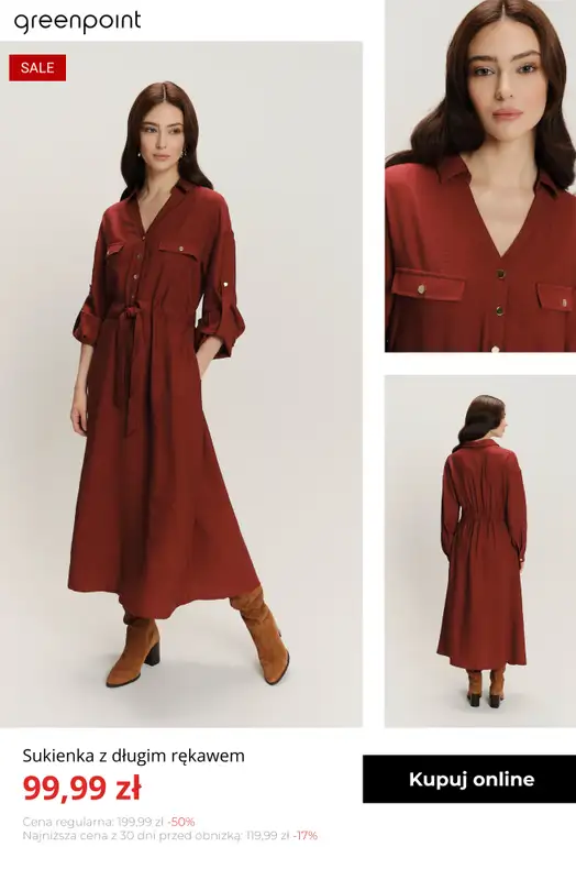 Greenpoint - gazetka promocyjna SALE: Sukienki do 100 zł od poniedziałku 15.12  - strona 5