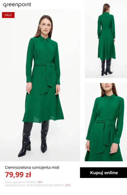 Greenpoint - gazetka promocyjna SALE: Sukienki do 100 zł od poniedziałku 15.12  - strona 11