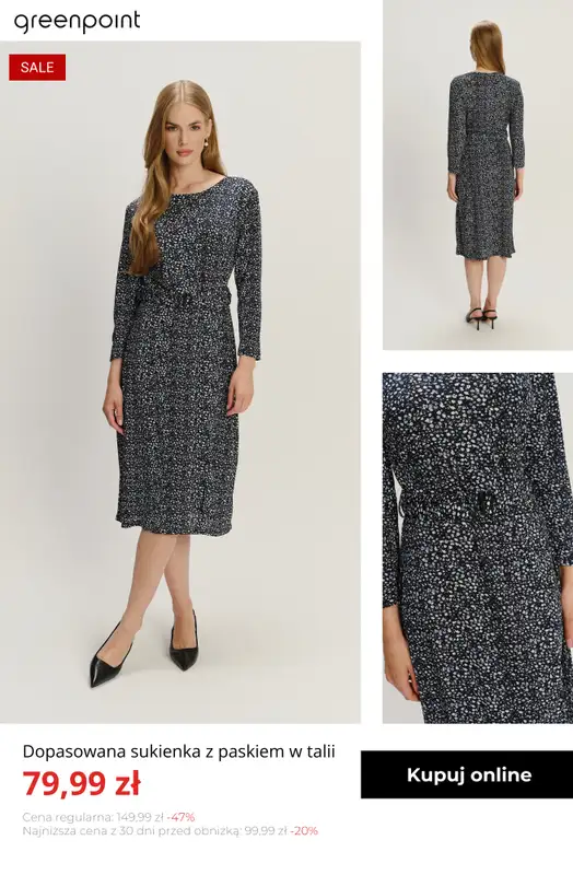 Greenpoint - gazetka promocyjna SALE: Sukienki do 100 zł od poniedziałku 15.12  - strona 4