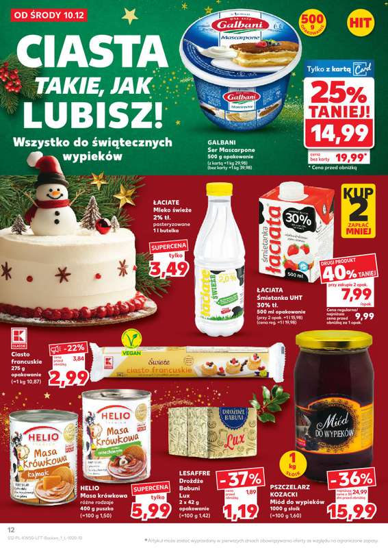 Kaufland - gazetka promocyjna Oferta Kaufland od środy 10.12 do wtorku 16.12 - strona 12