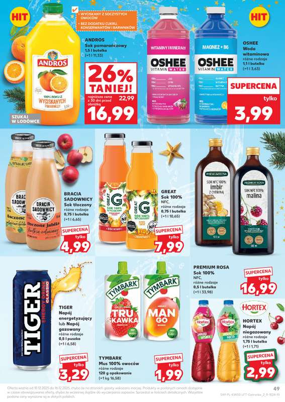 Kaufland - gazetka promocyjna Oferta Kaufland od środy 10.12 do wtorku 16.12 - strona 49