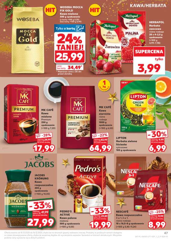 Kaufland - gazetka promocyjna Oferta Kaufland od środy 10.12 do wtorku 16.12 - strona 47