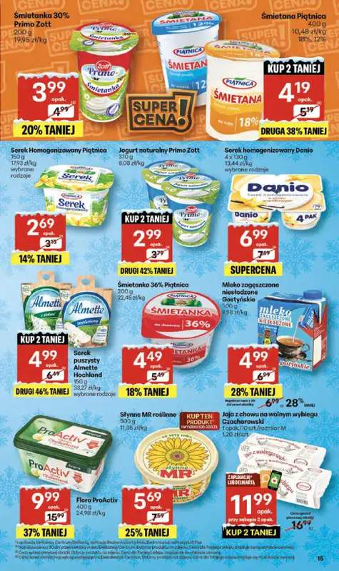 Delikatesy Centrum - gazetka promocyjna Gazetka  do wtorku 23.12 - strona 15