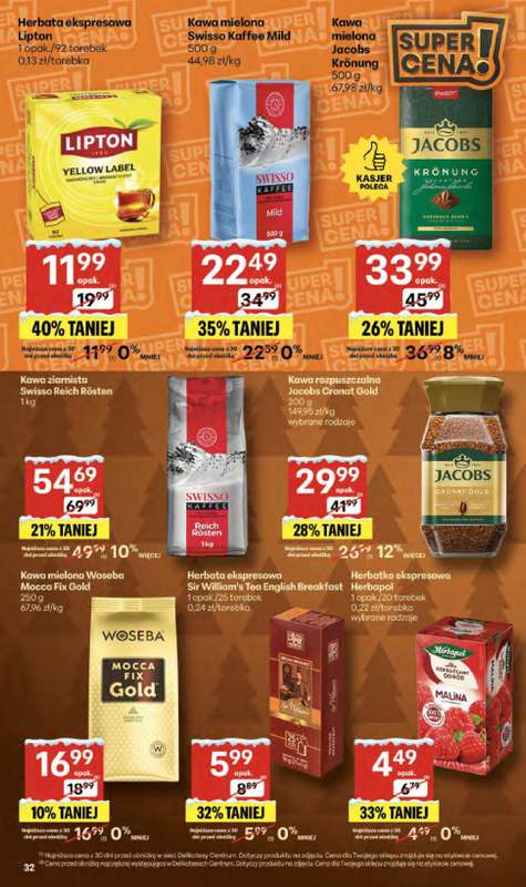 Delikatesy Centrum - gazetka promocyjna Gazetka  do wtorku 23.12 - strona 32