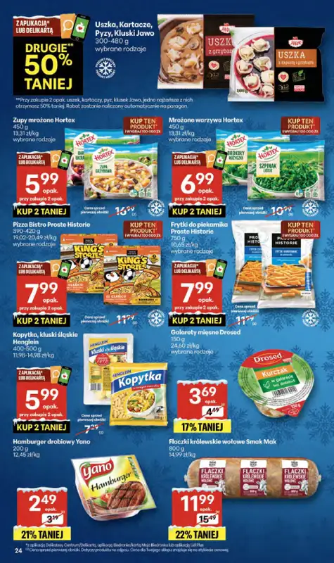 Delikatesy Centrum - gazetka promocyjna Gazetka  do wtorku 23.12 - strona 24