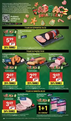 Delikatesy Centrum - gazetka promocyjna Gazetka  do wtorku 23.12 - strona 40