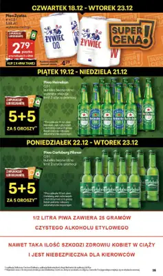 Delikatesy Centrum - gazetka promocyjna Gazetka  do wtorku 23.12 - strona 35