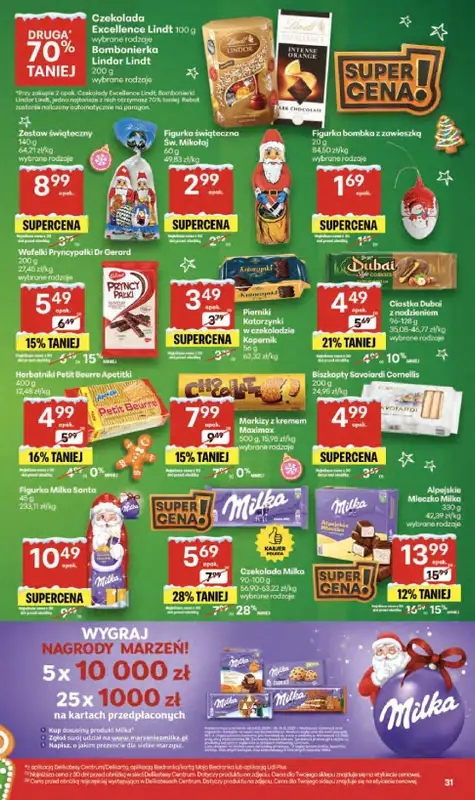 Delikatesy Centrum - gazetka promocyjna Gazetka  do wtorku 23.12 - strona 31
