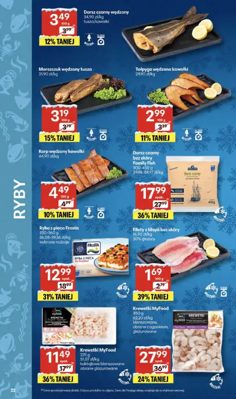 Delikatesy Centrum - gazetka promocyjna Gazetka  do wtorku 23.12 - strona 22