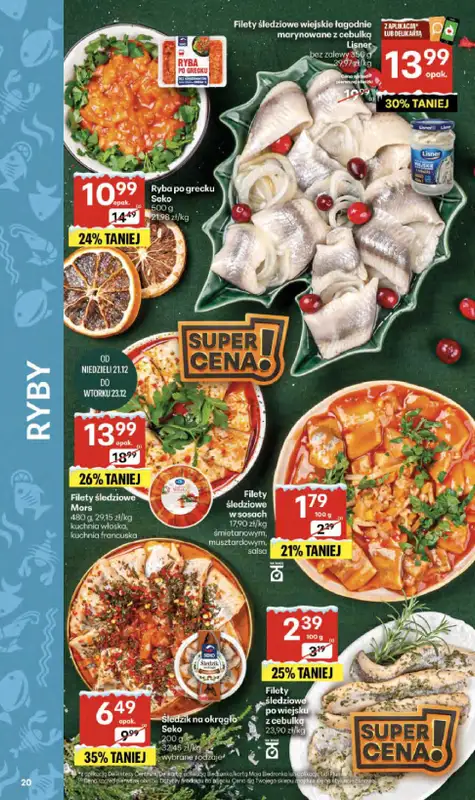 Delikatesy Centrum - gazetka promocyjna Gazetka  do wtorku 23.12 - strona 20
