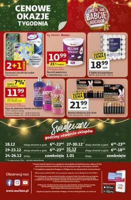 Auchan - gazetka promocyjna Gazetka Święta jak babcię kocham Supermarket Auchan od czwartku 18.12 do wtorku 23.12 - strona 8