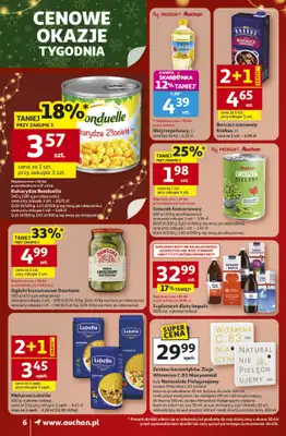 Auchan - gazetka promocyjna Gazetka Święta jak babcię kocham Supermarket Auchan od czwartku 18.12 do wtorku 23.12 - strona 6
