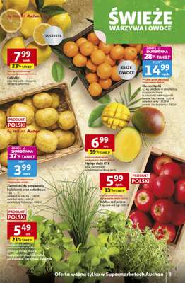 Auchan - gazetka promocyjna Gazetka Święta jak babcię kocham Supermarket Auchan  do wtorku 23.12 - strona 3