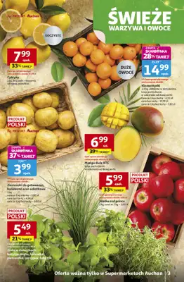 Auchan - gazetka promocyjna Gazetka Święta jak babcię kocham Supermarket Auchan od czwartku 18.12 do wtorku 23.12 - strona 3