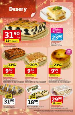 Auchan - gazetka promocyjna Gazetka Święta jak babcię kocham Hipermarket Auchan  do wtorku 23.12 - strona 6