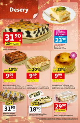 Auchan - gazetka promocyjna Gazetka Święta jak babcię kocham Hipermarket Auchan od czwartku 18.12 do wtorku 23.12 - strona 6