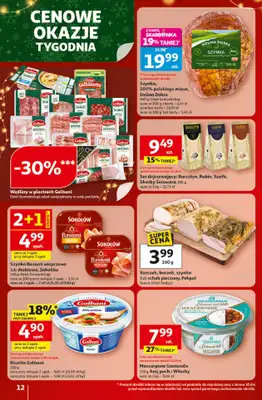 Auchan - gazetka promocyjna Gazetka Święta jak babcię kocham Hipermarket Auchan od czwartku 18.12 do wtorku 23.12 - strona 12