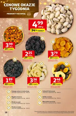 Auchan - gazetka promocyjna Gazetka Święta jak babcię kocham Hipermarket Auchan od czwartku 18.12 do wtorku 23.12 - strona 18