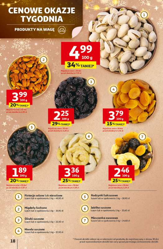 Auchan - gazetka promocyjna Gazetka Święta jak babcię kocham Hipermarket Auchan od czwartku 18.12 do wtorku 23.12 - strona 18