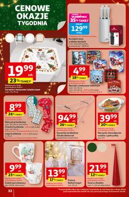 Auchan - gazetka promocyjna Gazetka Święta jak babcię kocham Hipermarket Auchan od czwartku 18.12 do wtorku 23.12 - strona 32