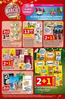 Auchan - gazetka promocyjna Gazetka Święta jak babcię kocham Hipermarket Auchan od czwartku 18.12 do wtorku 23.12 - strona 27