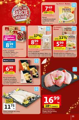 Auchan - gazetka promocyjna Gazetka Święta jak babcię kocham Hipermarket Auchan od czwartku 18.12 do wtorku 23.12 - strona 11