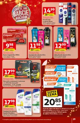 Auchan - gazetka promocyjna Gazetka Święta jak babcię kocham Hipermarket Auchan od czwartku 18.12 do wtorku 23.12 - strona 29
