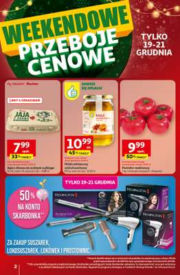 Auchan - gazetka promocyjna Gazetka Święta jak babcię kocham Hipermarket Auchan od czwartku 18.12 do wtorku 23.12 - strona 2