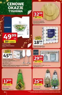 Auchan - gazetka promocyjna Gazetka Święta jak babcię kocham Hipermarket Auchan od czwartku 18.12 do wtorku 23.12 - strona 34