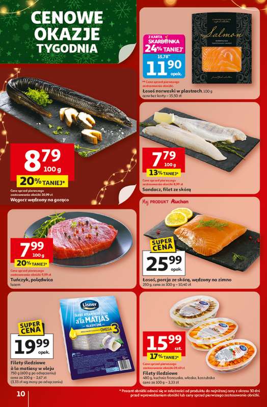 Auchan - gazetka promocyjna Gazetka Święta jak babcię kocham Hipermarket Auchan od czwartku 18.12 do wtorku 23.12 - strona 10