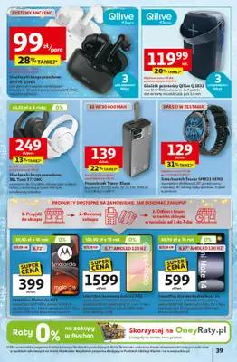 Auchan - gazetka promocyjna Gazetka Święta jak babcię kocham Hipermarket Auchan od czwartku 18.12 do wtorku 23.12 - strona 39