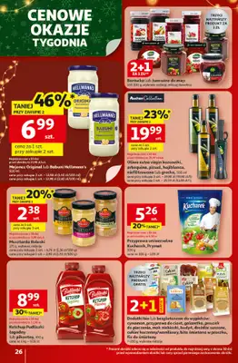 Auchan - gazetka promocyjna Gazetka Święta jak babcię kocham Hipermarket Auchan od czwartku 18.12 do wtorku 23.12 - strona 26