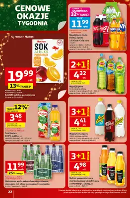 Auchan - gazetka promocyjna Gazetka Święta jak babcię kocham Hipermarket Auchan od czwartku 18.12 do wtorku 23.12 - strona 22