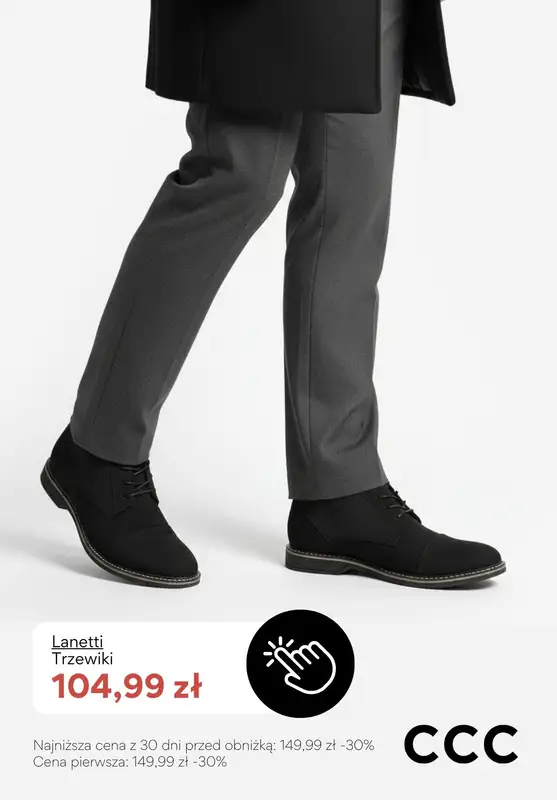CCC - gazetka promocyjna Wyprzedaż - obuwie męskie   - strona 3