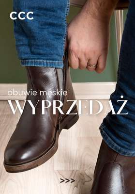 CCC - gazetka promocyjna Wyprzedaż - obuwie męskie od wtorku 16.12 