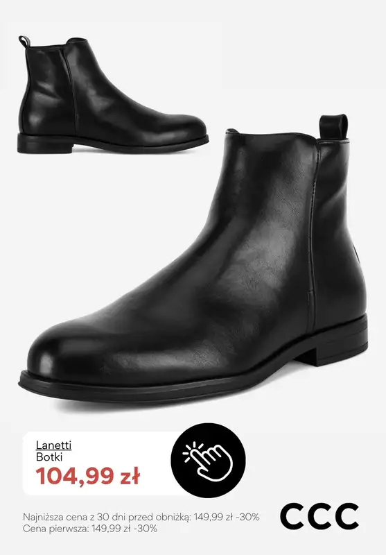 CCC - gazetka promocyjna Wyprzedaż - obuwie męskie   - strona 2