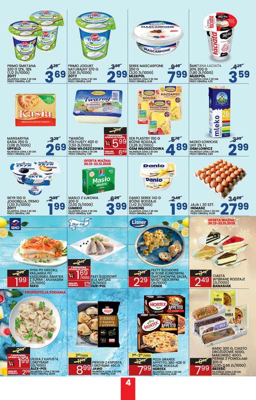 Wafelek - gazetka promocyjna Gazetka od środy 17.12 do środy 31.12 - strona 4