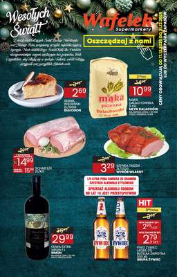 Wafelek - gazetka promocyjna Gazetka od środy 17.12 do środy 31.12