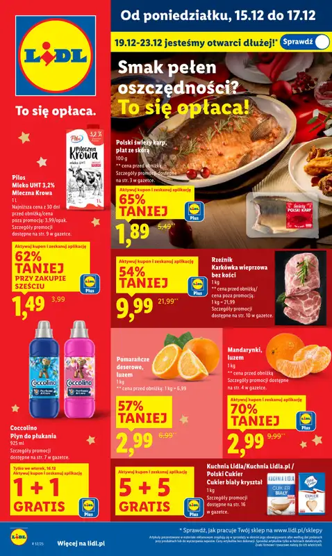 Lidl - gazetka promocyjna Oferta od poniedziałku  