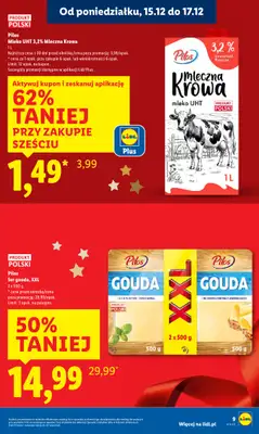 Lidl - gazetka promocyjna Oferta od poniedziałku od poniedziałku 15.12 do środy 17.12 - strona 9