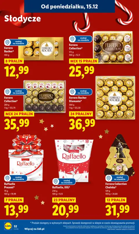 Lidl - gazetka promocyjna Oferta od poniedziałku od poniedziałku 15.12 do środy 17.12 - strona 54