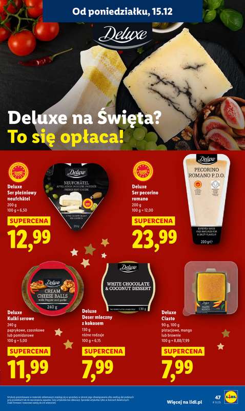 Lidl - gazetka promocyjna Oferta od poniedziałku od poniedziałku 15.12 do środy 17.12 - strona 49