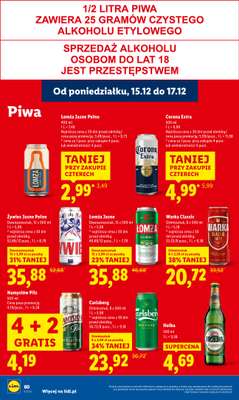Lidl - gazetka promocyjna Oferta od poniedziałku od poniedziałku 15.12 do środy 17.12 - strona 62