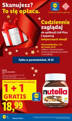 Lidl - gazetka promocyjna Oferta od poniedziałku od poniedziałku 15.12 do środy 17.12 - strona 6