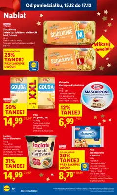 Lidl - gazetka promocyjna Oferta od poniedziałku od poniedziałku 15.12 do środy 17.12 - strona 42