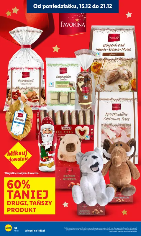 Lidl - gazetka promocyjna Oferta od poniedziałku od poniedziałku 15.12 do środy 17.12 - strona 18