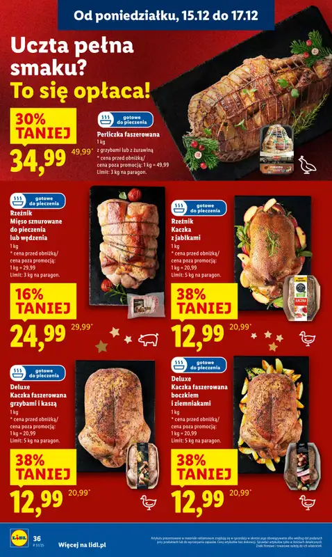 Lidl - gazetka promocyjna Oferta od poniedziałku od poniedziałku 15.12 do środy 17.12 - strona 38